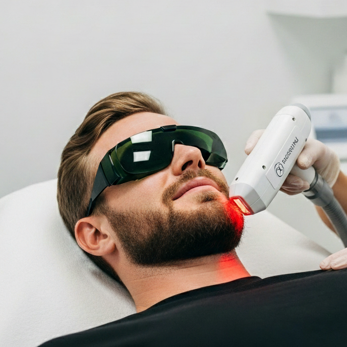 LASER BEARD SHAPING