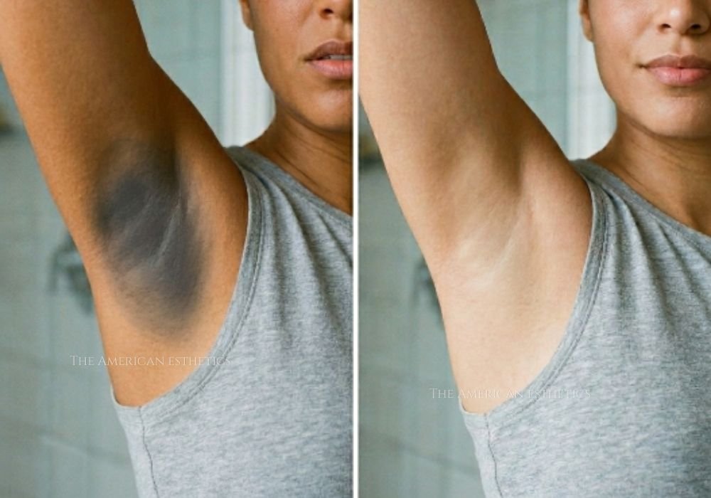 Dark underarm treatment before and after results in Ludhiana