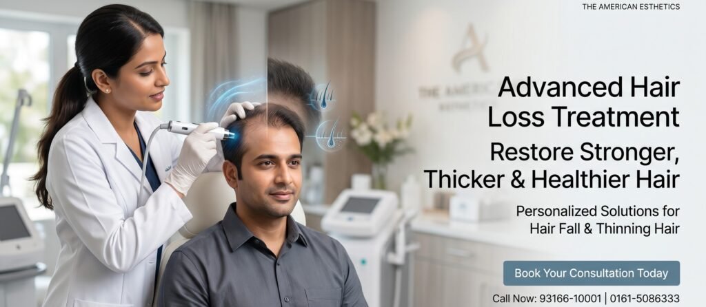 Hair loss treatment in Ludhiana with PRP and GFC