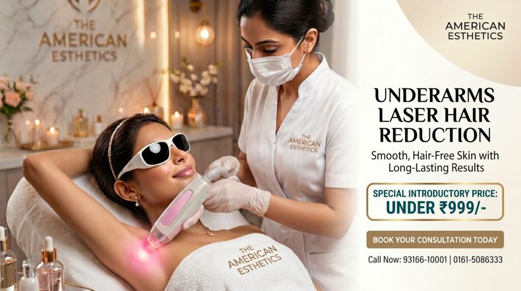under arms laser hair reduction in ludhiana